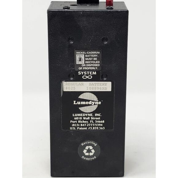 Lumedyne System Standard Battery 025 UNTESTED